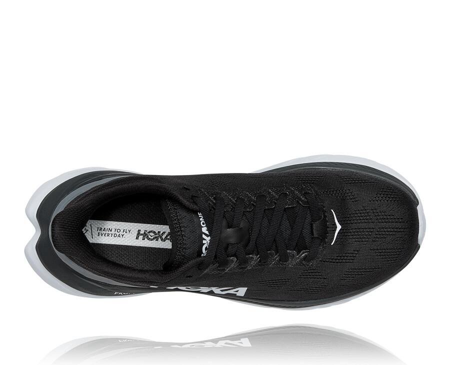 Hoka One One Hardloopschoenen Dames - Mach 4 - Zwart/Wit - KG5981067